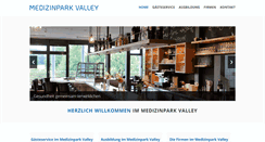 Desktop Screenshot of medizinpark-valley.org